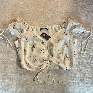 NWT Abercrombie & Fitch | Floral Crop